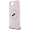 Etui Karl Lagerfeld Silicone             Karl&Choupette Heads MagSafe do iPhone 16E / 17E różowy